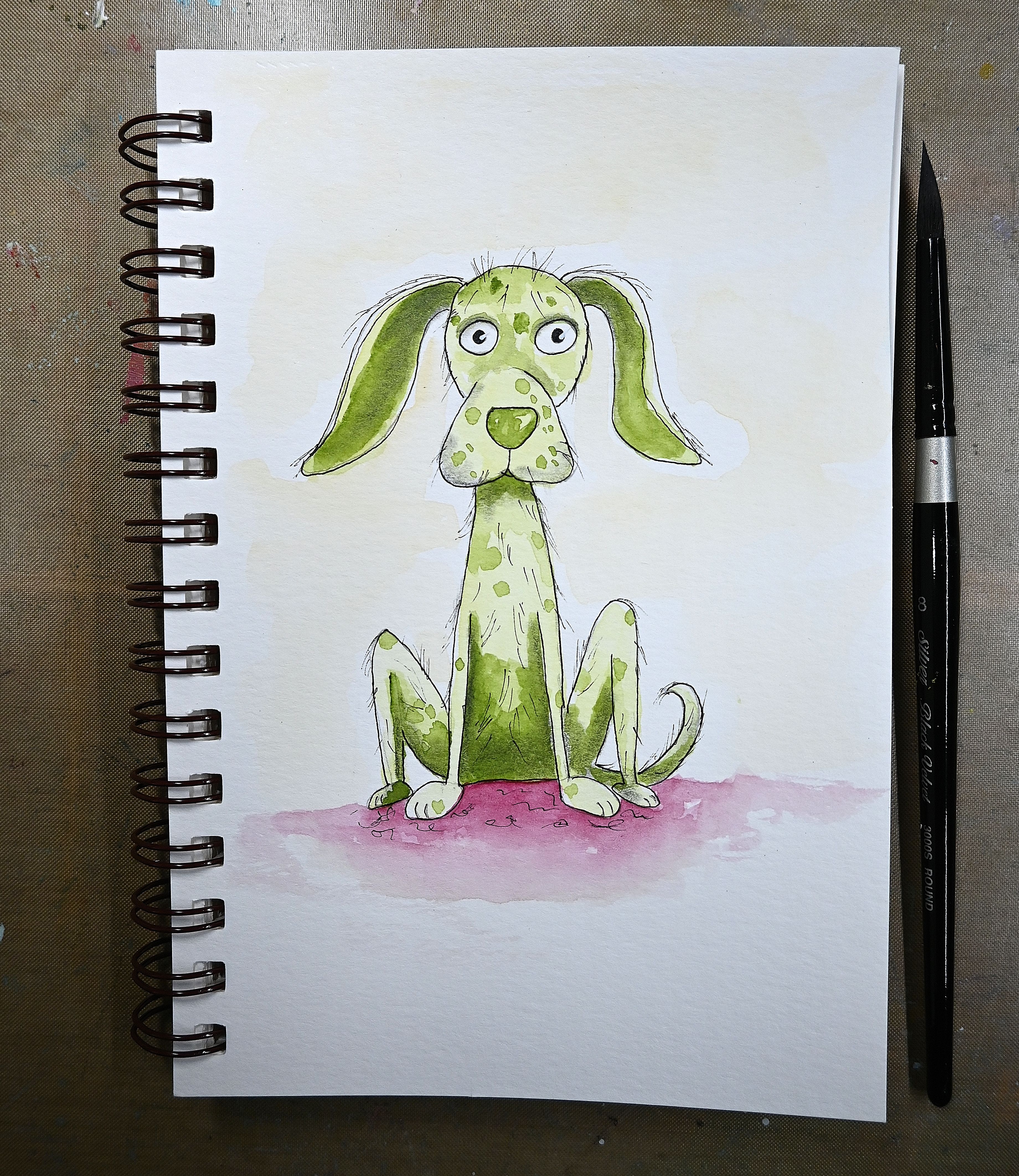 Discovering the Quirky Green Wonky Woofer | Flowing Waters Art